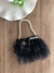 Bolsa Infantil Saia Voil Preta com Alça de Pérolas Yoyo 25115 - comprar online