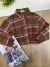 Jaqueta Infantil De Tweed Xadrez Momi H4973