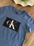 Camiseta Infantil Azul Indigo Calvin Klein CKJJ12E - comprar online