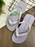 Chinelo Calvin Klein Branco e Verde CJ3PJ43CH685