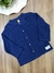 Camisa Social Infantil Manga Longa em Linho Azul Jeans Up Baby 060444372