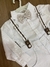 Conjunto Intantil Branco com Suspensório Listrado 2098 - comprar online