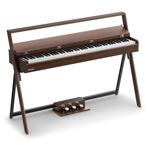 Piano Electrico Donner Oura R300 Con Tapa-soporte-3 Pedales-polifonia 256-15 Voces-bluetooth-madera - comprar online