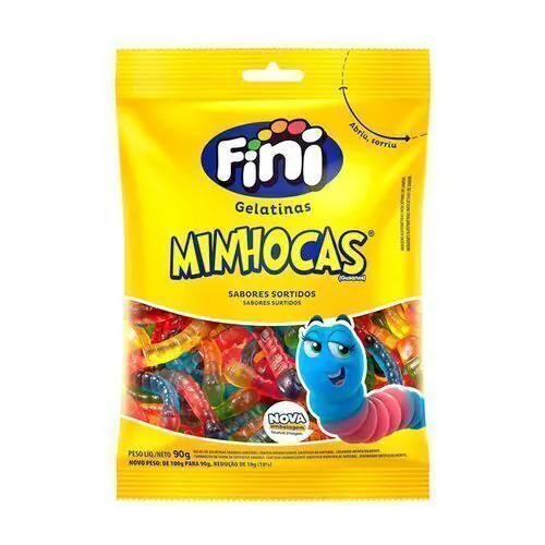 FINI GOMTAS MINHOCAS BRILLO 80G