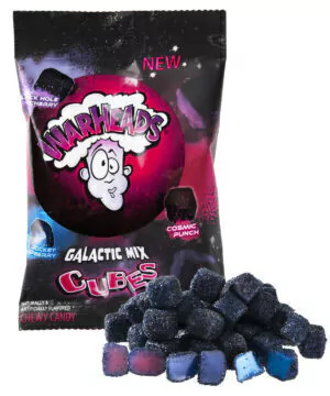 WARHEADS GALACTIC CUBES MIX BAG 4.5 OZ 127G