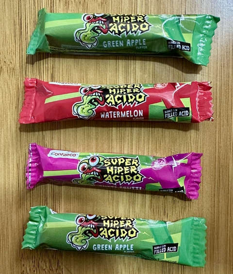 CHICLES SUPER HIPER ACIDOS X10 U