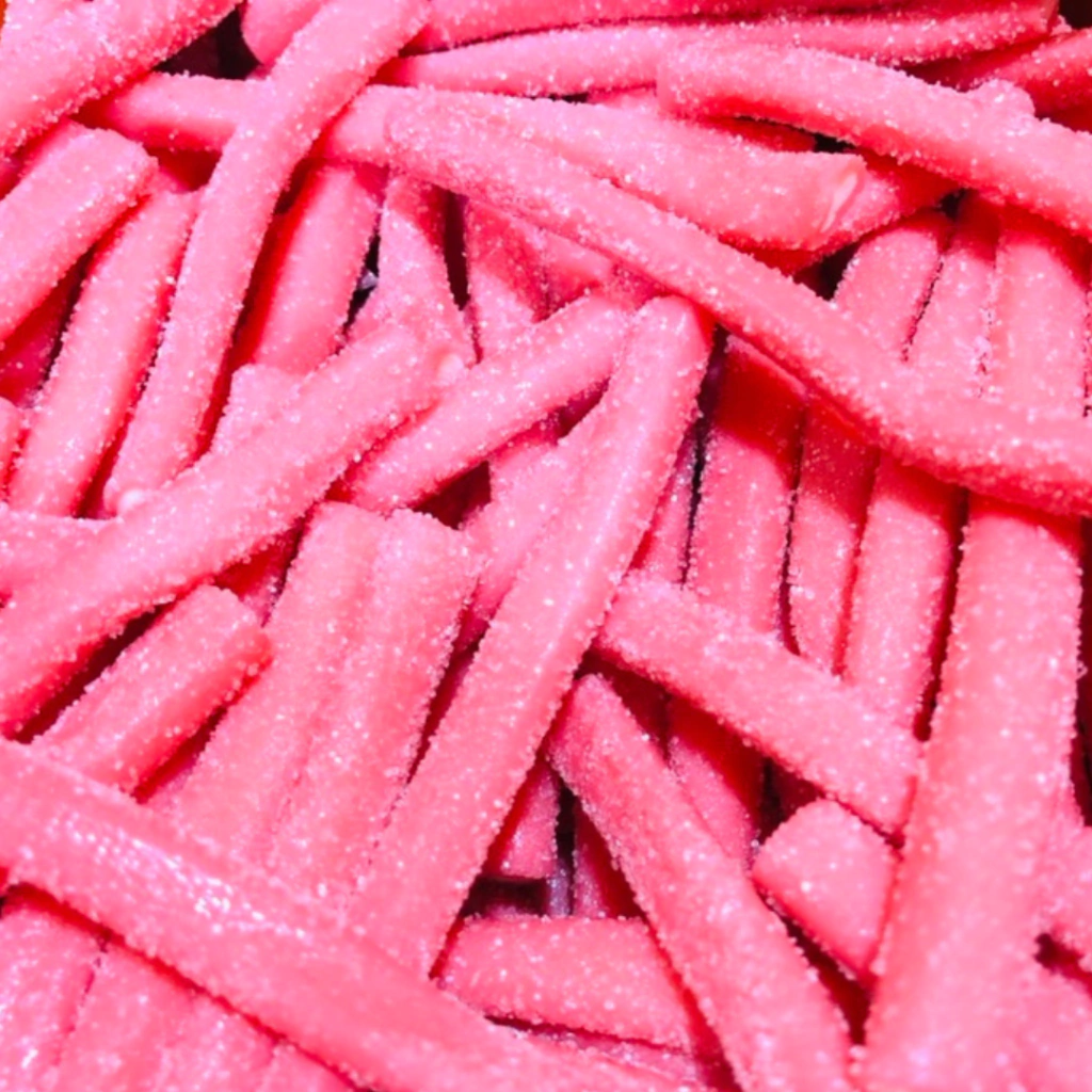 REGALIZ TURTI FRUTTI ACIDA ROSA 60g