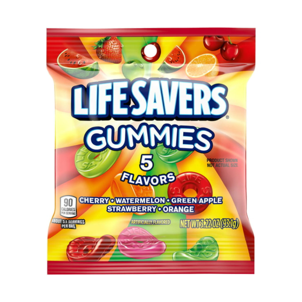 LIFE SAVERS GUMMIES 5 FLAVOR 3.22 oz