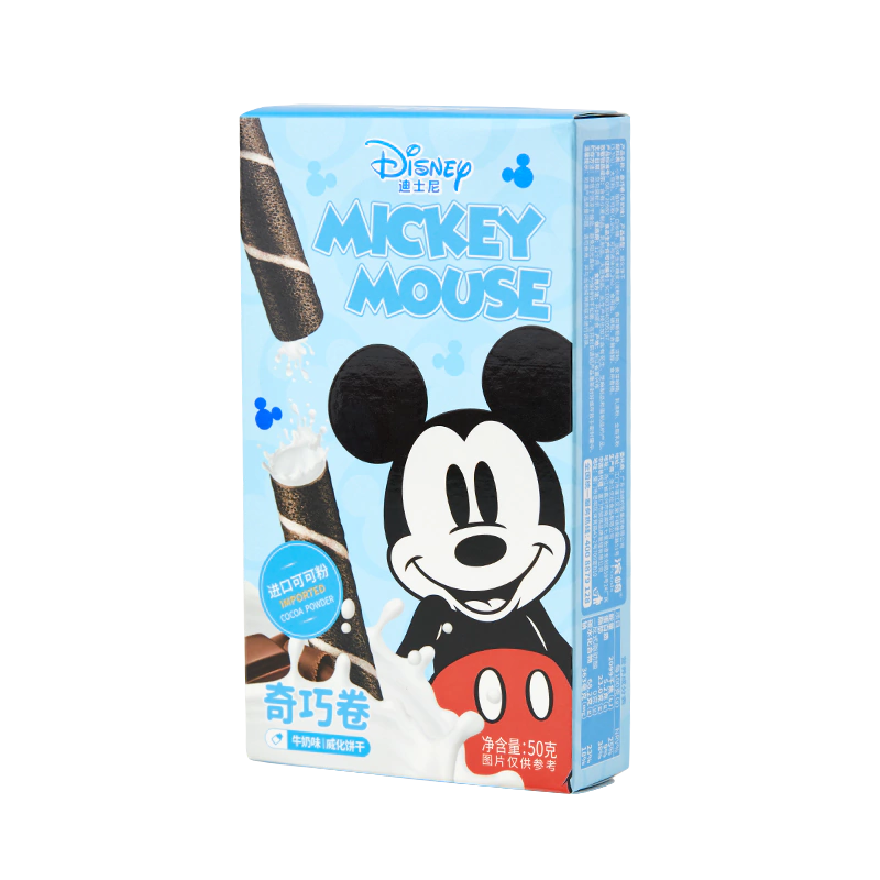 Cubanitos Mickey chocolate y leche 50gr