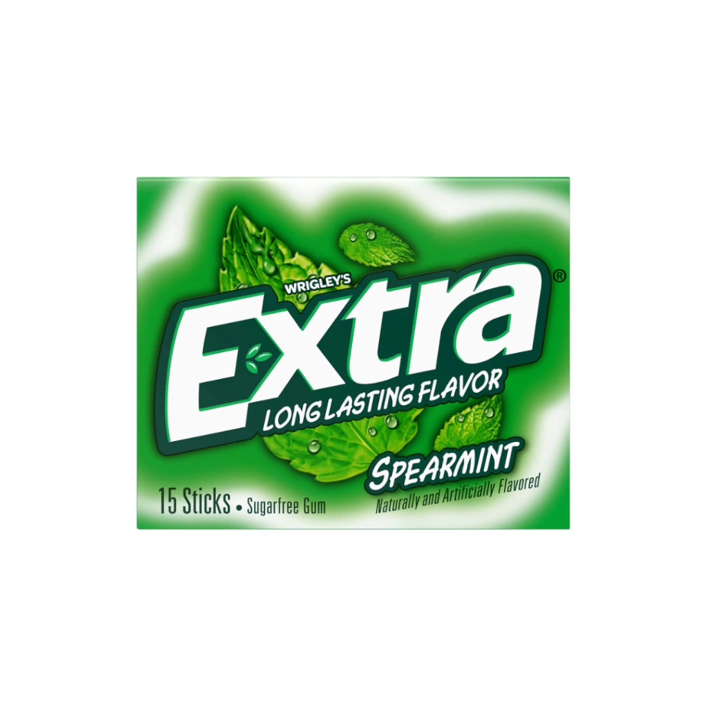 EXTRA WRIGLEYS SPEARMINT 15 STICKS