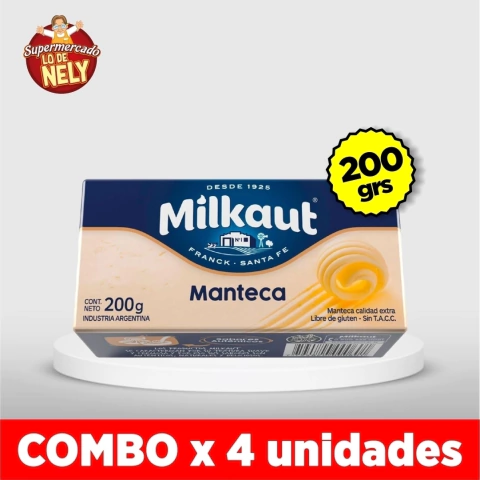Manteca MILKAUT originalX200 GRS COMBO X4