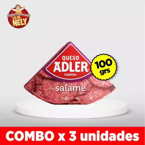 Queso para untar con salame ADLER 100grs COMBOX3