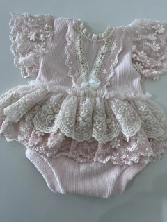 Conjunto Bonequinha Rosa pastel