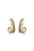 BRINCO EAR HOOK CRAVEJADO DUPLO COM PÉROLA