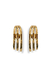 BRINCO EAR HOOK TRÊS FILEIRAS DOURADO