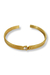 BRACELETE LISO PONTO DE LUZ DOURADO