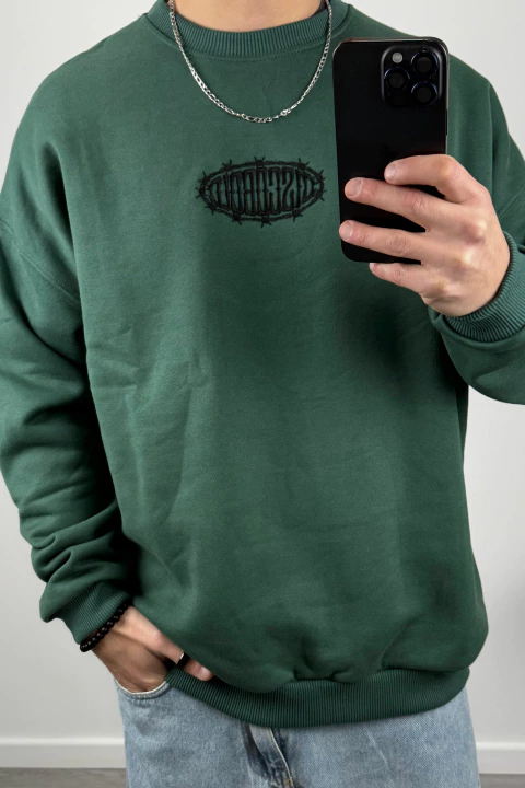 Buzo oversize kilin verde - comprar online