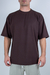 Remera oversize brown - tienda online