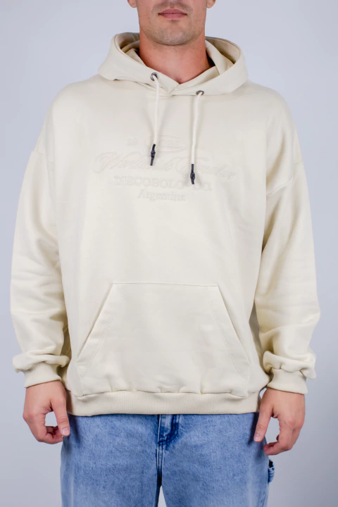 Buzo oversize world beige - comprar online
