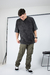 Pantalon cargo mistic verde - comprar online