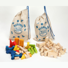 BLOQUES 36 PIEZAS NATURAL - tienda online