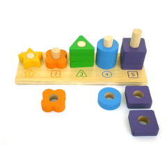 Juego de encastre formas geométricas - comprar online