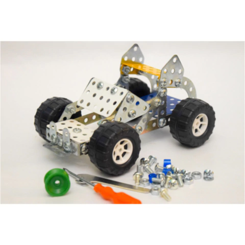 Juego para armar metálico, 3 modelos