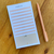 Bloco Checklist - loja online