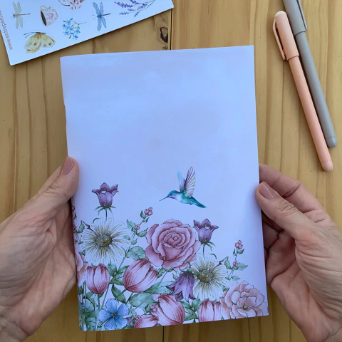 Caderno Capa Flexível A5 - Doce Jardim - comprar online