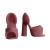 PEEP TOE SALTO BLOCO CHELLY DOLL (DIVERSAS CORES) on internet