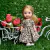 VESTIDO FRANZIDO MANGA RAGLAN FLORAL PARA CHELSEA, KELLY E PAULA (DIVERSAS CORES)