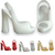 SANDÁLIA PEEP TOE SALTO BLOCO CHELLY DOLL (DIVERSAS CORES)