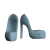 SCARPIN MEIA-PATA SALTO AGULHA CHELLY DOLL (DIVERSAS CORES) - buy online