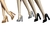 PEEP TOE MEIA-PATA SALTO BLOCO CHELLY DOLL (DIVERSAS CORES) - buy online