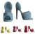 PEEP TOE SALTO AGULHA CHELLY DOLL (DIVERSAS CORES)
