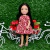 VESTIDO FRANZIDO MANGA RAGLAN FLORAL PARA CHELSEA, KELLY E PAULA (DIVERSAS CORES) on internet