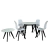 KIT 2 MESAS E 4 CADEIRAS MINIMALISTAS - buy online