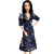 VESTIDO MANGA BUFANTE FLORAL (DIVERSAS CORES) - comprar online