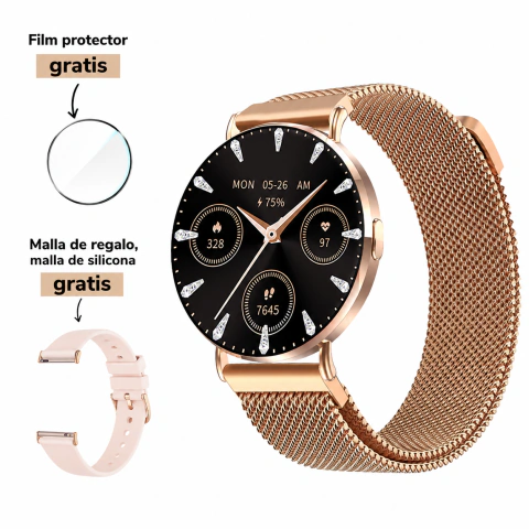 Smartwatch Bleck Viva Slim + Doble Malla