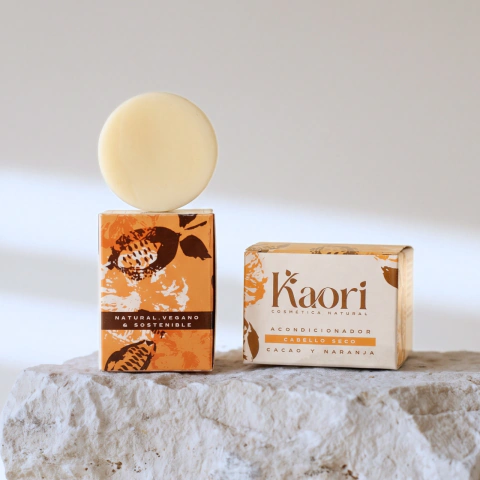 Cabello Seco - Acondicionador Sólido de Manteca de Cacao y Naranja