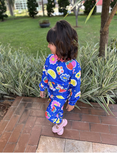 Conjunto de manga morangos - Jujubinha Kids Style