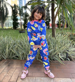 Conjunto de manga morangos