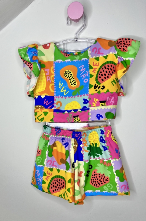 Conjunto nina frutas