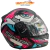 CAPACETE EBF SPARK DRAGON ROSA TIFANY PRETO - comprar online