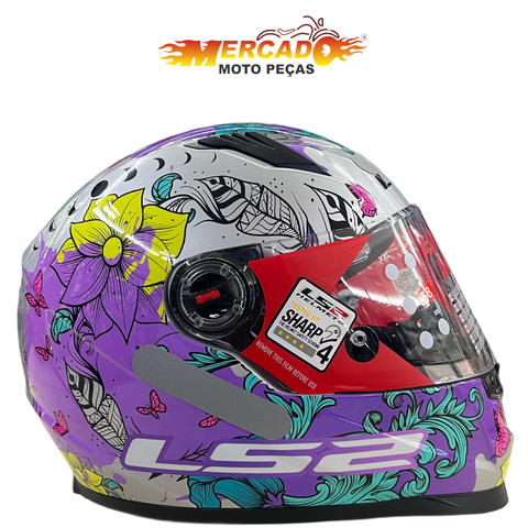 CAPACETE LS2 CLASSIC DREAMCATCHER PRATA - comprar online
