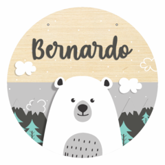Porta Maternidade - Urso 1 - Quadros - Porta maternidade - Frases Decorativas - Presentes | Sweet Decor