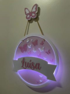Led borboleta - Personalize como quiser