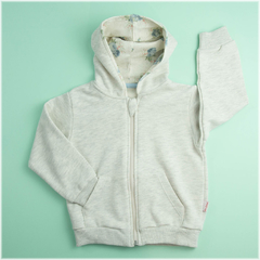 Campera Premium Algodón Rústico Hueso en internet