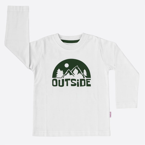 Remera ML Outside Blanca - comprar online