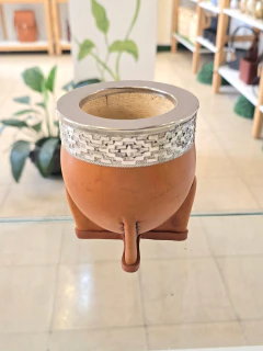 Combo mate imperial alpaca grabado personalizado - La Entrerrianita